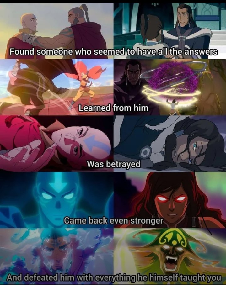Lordsjerry_14's tweet photo. See? Even Aang made the same mistake as Korra yet he doesn't nearly get hated on the way Korra does https://t.co/pJ8WXvyVfp