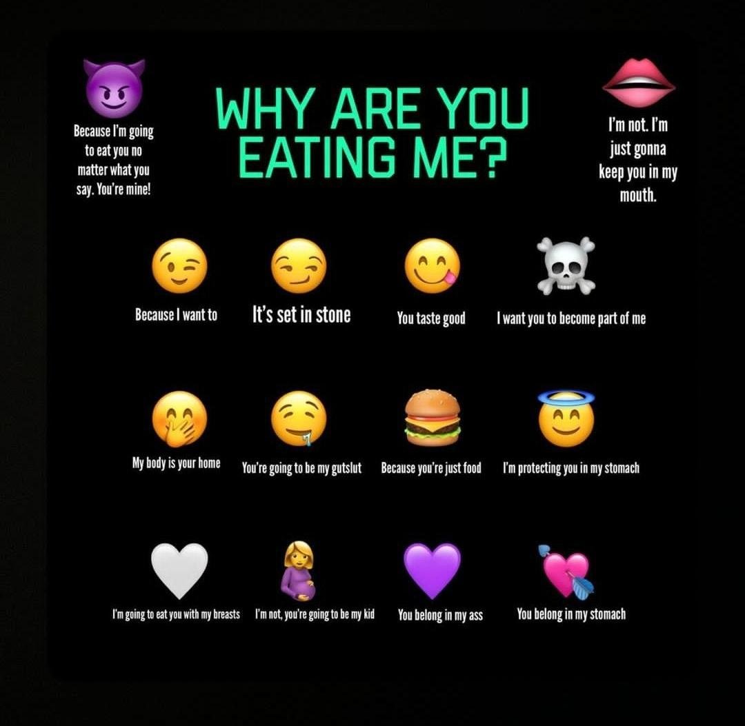 thecupcakedemon's tweet photo. A friend sent me this!
You can put more than one emoji btw.

I want to know my audience after all! So, why would you eat me? :) https://t.co/vV1jFCWT4e