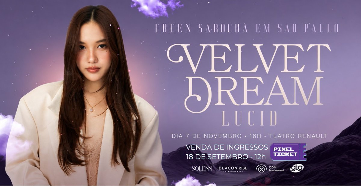 centralfb_br's tweet photo. 🚨 GUIA PARA A VENDA DOS INGRESSOS DA FREEN 🇧🇷🌷

#FreenLatinAmericaTour
#FreenVelvetDream #srchafreen

As vendas para o Velvet Dream Lucid começam amanhã, às 12h (meio dia)!

Fizemos um guia com tudo que você precisa saber para chegar preparado e evitar surpresas na hora da compra. 📝

🌐 ONDE COMPRAR?

No primeiro dia, a venda será realizada exclusivamente pelo site da Pixel Ticket:
👉🏼 https://t.co/kNEmcEUB7O

⚠️ Os ingressos não estarão disponíveis pelo app.

Antes da venda, entre no site, confira se consegue acessar sua conta e atualize seus dados cadastrais. Se pretende pagar com cartão, a plataforma permite salvá-lo antecipadamente, já deixe tudo preparado.

🎟️ INGRESSO PRIMEIRO, ADD-ONS DEPOIS

Os benefícios adicionais serão disponibilizados na mesma página da compra do ingresso. Dependendo da configuração da Pixel Ticket, os botões podem aparecer acima ou abaixo do mapa de assentos.

Nossa dica:
1. Selecione primeiro o seu ingresso;
2. Adicione os benefícios que desejar;
3. Confira o carrinho;
4. Só então finalize o pagamento.

⚠️ Os add-ons não podem ser adquiridos sem um ingresso.

✨ QUEM PODE COMPRAR OS ADD-ONS?
Todos os setores poderão adquirir os benefícios adicionais, porém será permitido apenas 1 unidade de cada tipo de benefício por ingresso.

Por exemplo, em um único ingresso (Gold/Silver/Bronze/Camarote/Poltrona) você poderá adicionar:

📸 1 Foto 1:1
✍️ 1 Fansign (sessão de autógrafo)
📷 1 Signed Instax (foto tipo polaroid pré autografada pela Freen)

Você pode comprar os três benefícios para o mesmo ingresso, mas não poderá, por exemplo, adicionar duas fotos 1:1 a esse mesmo ingresso.

💳 ATENÇÃO ANTES DE FINALIZAR!

Os ingressos foram anunciados sem taxa de serviço, mas atenção à tela de pagamento‼️

A Pixel Ticket pode oferecer seguro de compra ou outros serviços adicionais, e algumas dessas opções podem aparecer previamente selecionadas.
Depois que o ingresso estiver efetivamente reservado no seu carrinho, a plataforma exibirá o tempo disponível para concluir a compra. Então, não precisa sair clicando feito loucas em pagar 😅

Leia tudo com calma e, caso apareçam serviços que você não queira contratar, desmarque-os antes de finalizar. Confira se o total corresponde apenas ao ingresso + add-ons escolhidos.

⏰ E A FILA? 

Fique atento antes do horário oficial! A fila virtual pode começar cerca de 30 minutos a 1 hora antes, dependendo da configuração adotada pela plataforma.

Se você já estiver na fila, não atualize nem feche a página. Aguarde o redirecionamento para a venda seguindo as instruções exibidas pelo próprio sistema, pois recarregar a página pode interferir na sua sessão ou posição.

📌 CHECKLIST PARA HOJE:
• acesso a conta e cadastro atualizado ✔️
• categoria escolhida ✔️
• add-ons decididos ✔️
• limite do cartão ou outra forma de pagamento conferido ✔️
• alarme programado (pelo menos 1 hora antes das vendas) ✔️

E amanhã é cada um por si e a Freen por todos. Boa sorte! 😂🌷🇧🇷