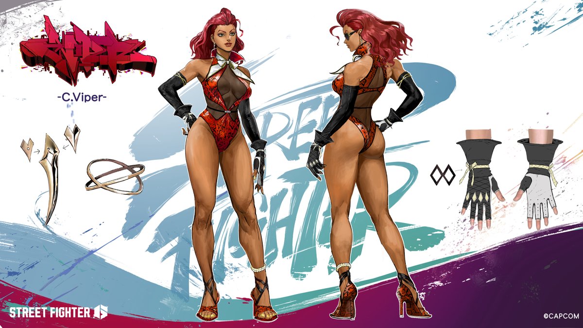 StreetFighter's tweet photo. Leave this to a professional.

C. Viper makes her debut in a swimsuit inspired by the danger and elegance of a venomous snake! https://t.co/EY481V0YUU