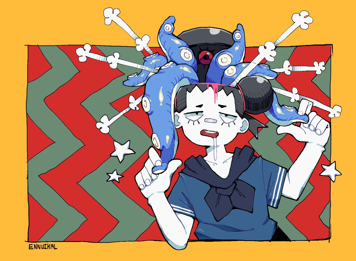 EnnuikalART's tweet photo. trudy original design redraw
(right pic from 2018) https://t.co/YCBc6LoYmm