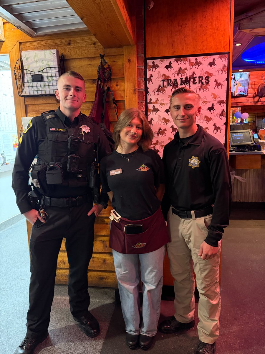 sacsheriff's tweet photo. The Sacramento County Sheriff’s Office partnered with Special Olympics Northern California for the annual Tip-A-Cop at Texas Roadhouse, and together, we raised $1,610!

Every dollar raised will directly support sports programs for Special Olympics athletes. We’re proud to serve our community both on and off duty!