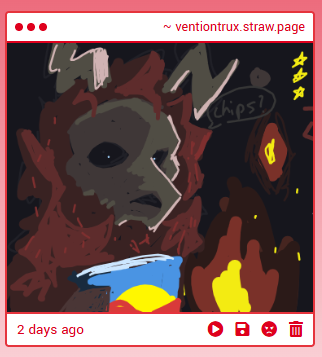 Retlakk's tweet photo. DO NOT TAKE THE CHIPS HE WILL BITE YOUR FINGERS OFF https://t.co/fmq7ai7YWD