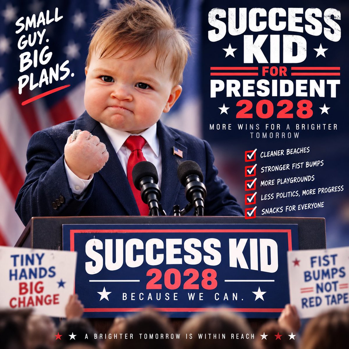 SuccessKidPaid's tweet photo. Why don’t we try for 2028 @GrinerSamm8500 @laneymg 

It’s possible ✊🏼🇺🇸 https://t.co/pLkt0FZKAj