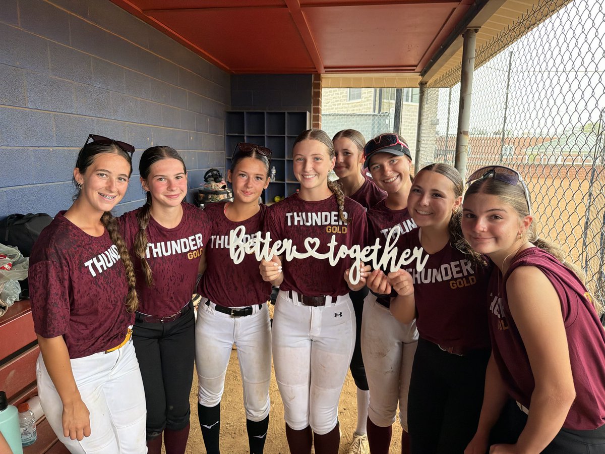 TSThunder16's tweet photo. It’s just about time to “Better Together” on the field!  First tourney of the Fall this weekend! https://t.co/zxErh2wA9Z