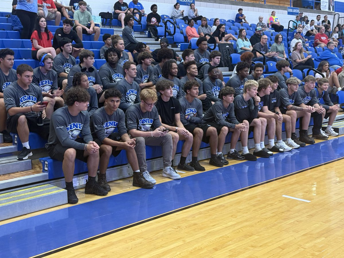 XeniaAthletics's tweet photo. “STUDENT-SECTION “

A big shoutout to the football team for showing up tonight to support the volleyball
program as they take on Fairborn! https://t.co/g30PbOKs7B