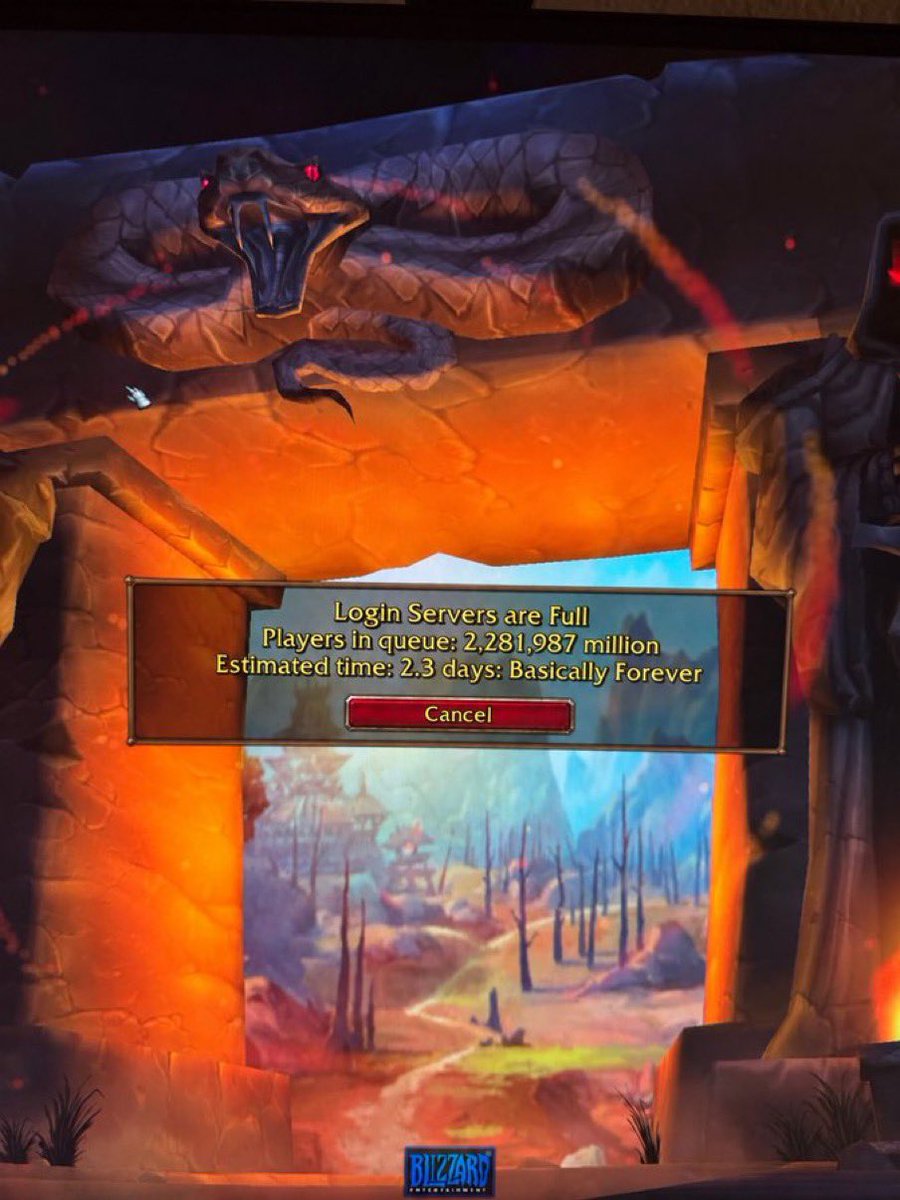 Pirat_Nation's tweet photo. The World of Warcraft: Forever beta is already struggling to handle the number of players trying to get in.

Blizzard says the response has been “insane,” with so many players hitting the beta that some services are being overwhelmed.

Senior producer Tom Ellis joked that the situation was “a bit excessive for a beta” while the team works on scaling things up.

The Warcraft team says it is increasing server capacity and expects everyone to get in soon.