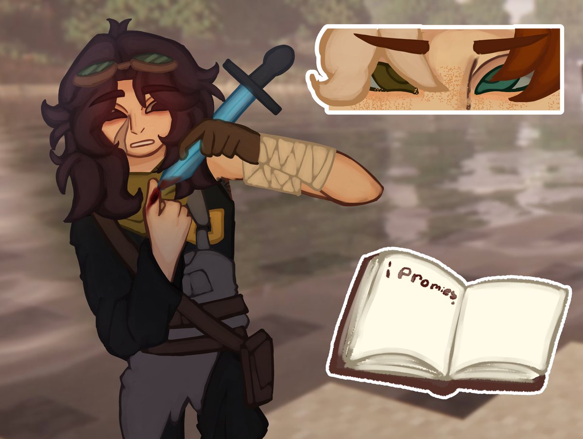 neekswhatssleep's tweet photo. "Put it in blood or something I NEED you to promise." -magpie
"I will, I can do that. Give me a knife" -aj
(silly doodle art)
#theflight #rootrot https://t.co/0c7DuVHdbe