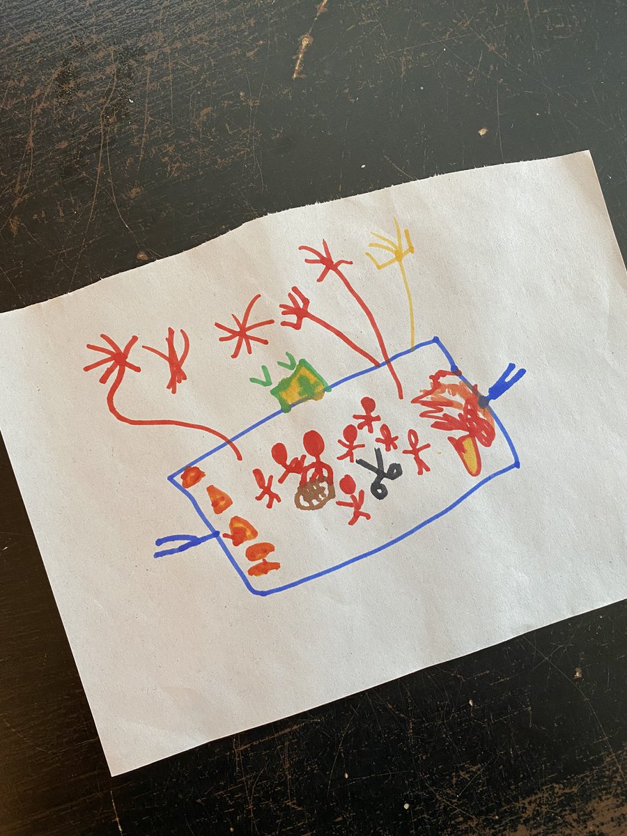 ericward_7's tweet photo. My 4-year old loves drawing all sorts of things but 🏈 is top of mind year-round.

He sure loves a Cavalier Gameday. #ProudDad ⚔️ https://t.co/OXJHDIycXS