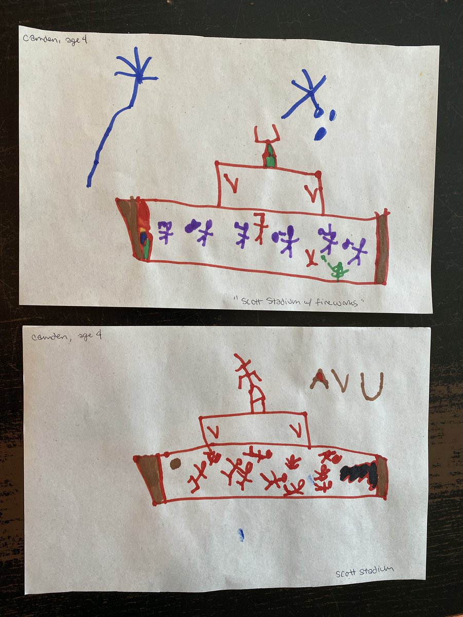 ericward_7's tweet photo. My 4-year old loves drawing all sorts of things but 🏈 is top of mind year-round.

He sure loves a Cavalier Gameday. #ProudDad ⚔️ https://t.co/OXJHDIycXS