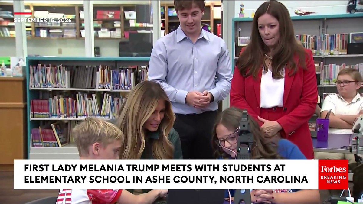 StudyFetch's tweet photo. As part of our AI literacy initiative, @nvidia and StudyFetch donated 1,500 StudyFetch licenses to students in Ashe County, North Carolina, along with 100 robotics kits powered by NVIDIA Jetson Nano. 

They also received a visit from @FLOTUS who surprised them with the announcement on behalf of the Be Best Initiative along with our Co-Founder, Ryan Trattner. 

At 10 years old, these students assembled and programmed their robot arms in a single day. 

These new tools allow students to explore artificial intelligence and physical AI, develop technical skills, and bring their creative ideas to life.