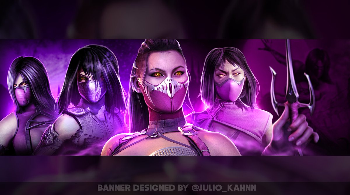 Julio_kahnn's tweet photo. Commission: Mileena (Mk9,MkX, Mk11 and Mk1) banner 💜✨️ https://t.co/MsLOf792CJ