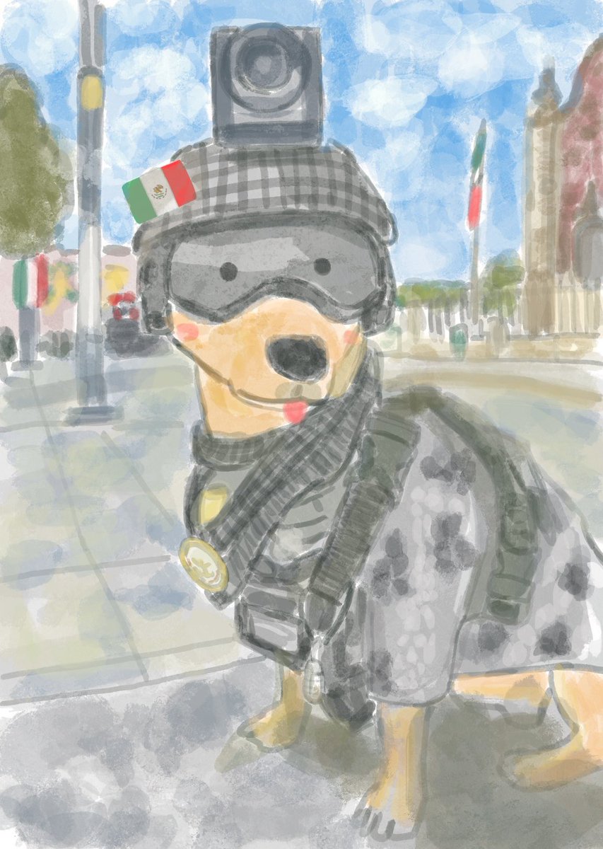 harukaze_illust's tweet photo. Comando Chihuahua"🐶🇲🇽描きました https://t.co/PkEZ3ktS49