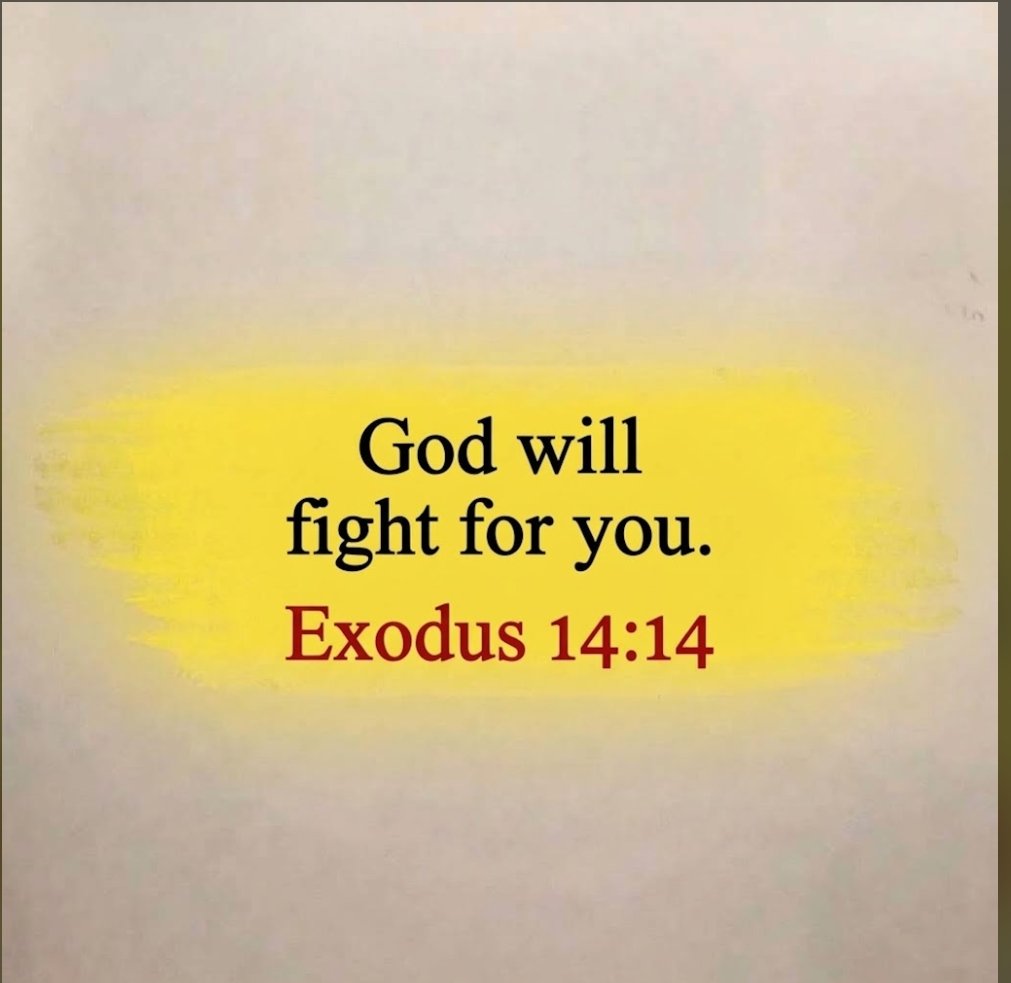 ObedArchimedes's tweet photo. God will fight for you. https://t.co/YmT4xP8doy