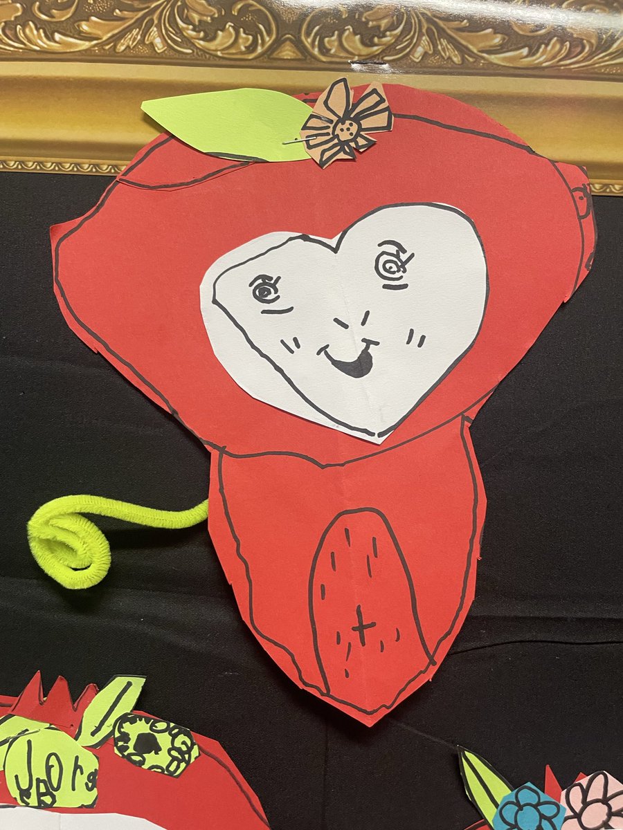 MrsLigonInArt's tweet photo. Frida and her spider monkeys are back! #1stgrade #ArtEd https://t.co/VPjyq4lokQ