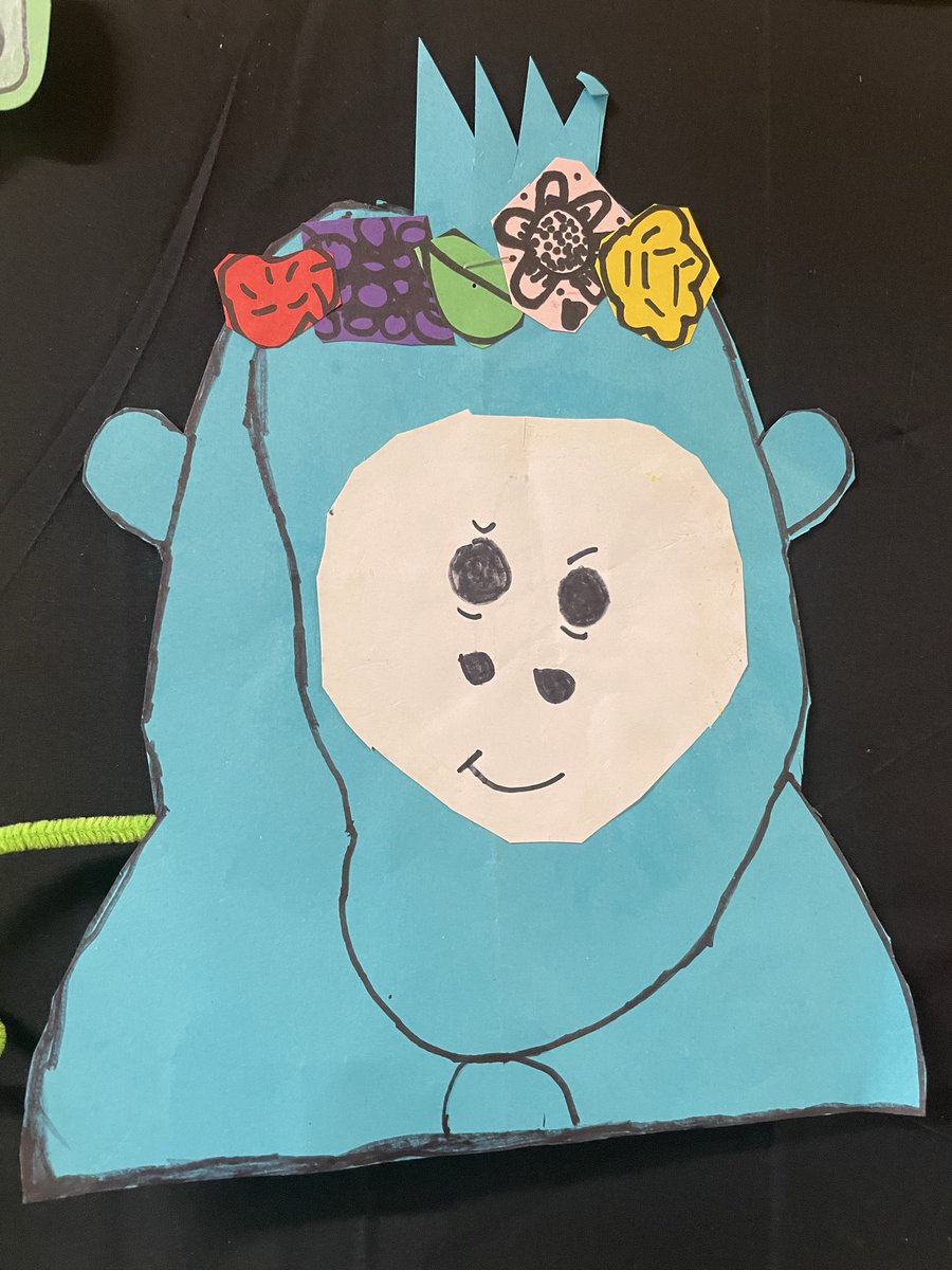 MrsLigonInArt's tweet photo. Frida and her spider monkeys are back! #1stgrade #ArtEd https://t.co/VPjyq4lokQ