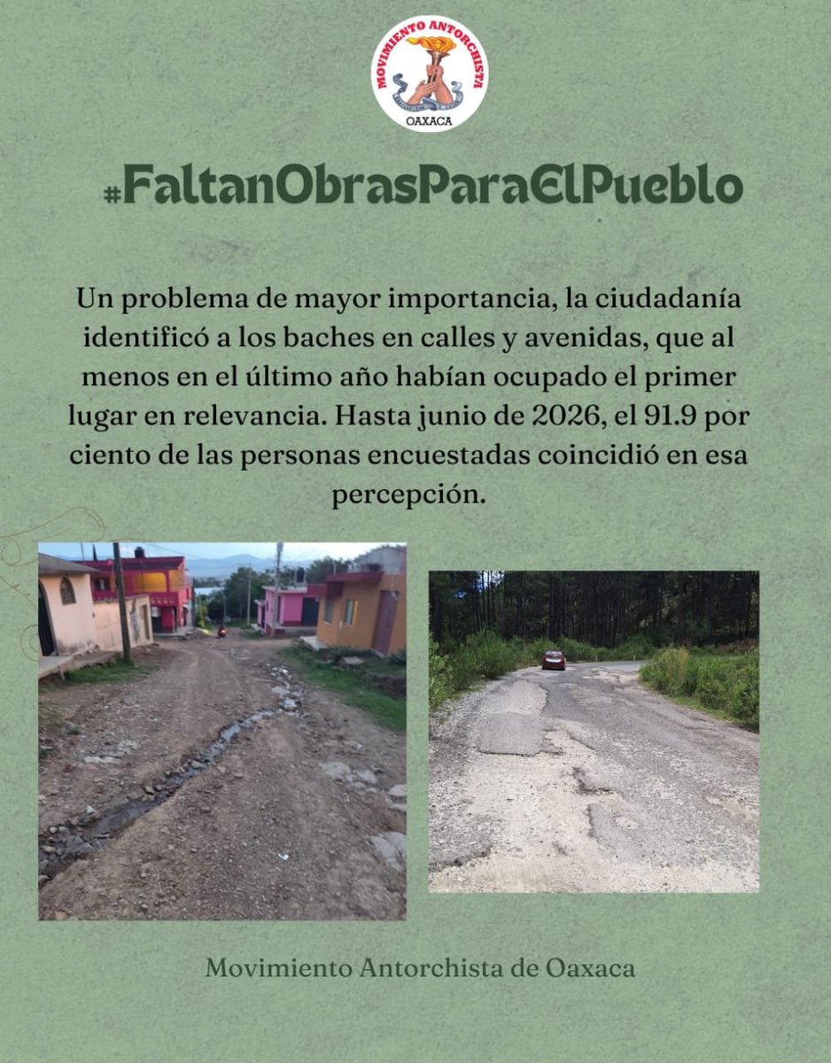 LauJimEs's tweet photo. Calles sin pavimentar, la falta de drenajes, y demás obras que garanticen calidad de vida a los ciudadanos 
#FaltanObrasParaElPueblo https://t.co/gEzrGHFqeK