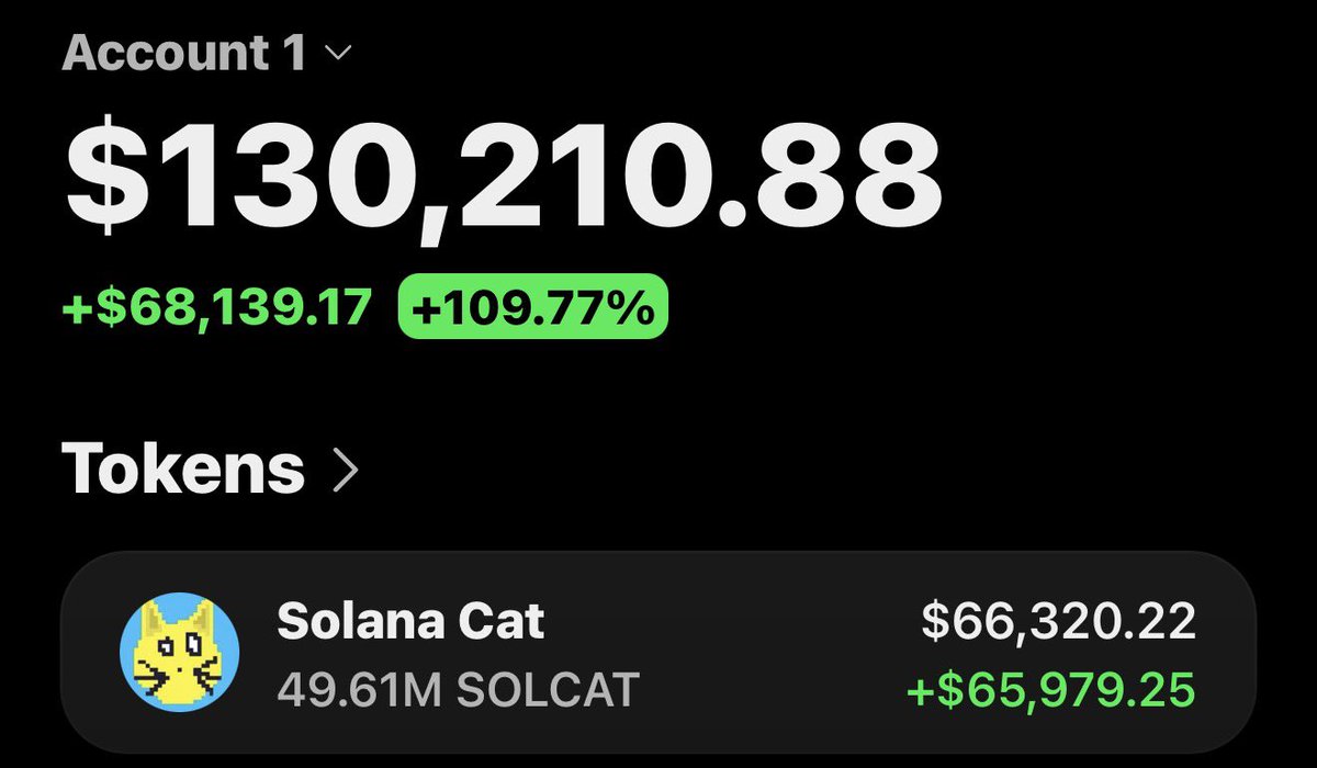 SOLTRADERs2's tweet photo. The wallet smiles when timing is right 🟢
My TG fam got in $Solcat  low and secured profits on the way up 🚀🚀

It’s all about timing — DM to join for early entries 🟢🟢

Ca: 9U1f18idDeySFnYrurxqT1f5n5nE4g4Uk5LLzP69bh1 https://t.co/lmqefKLDgR
