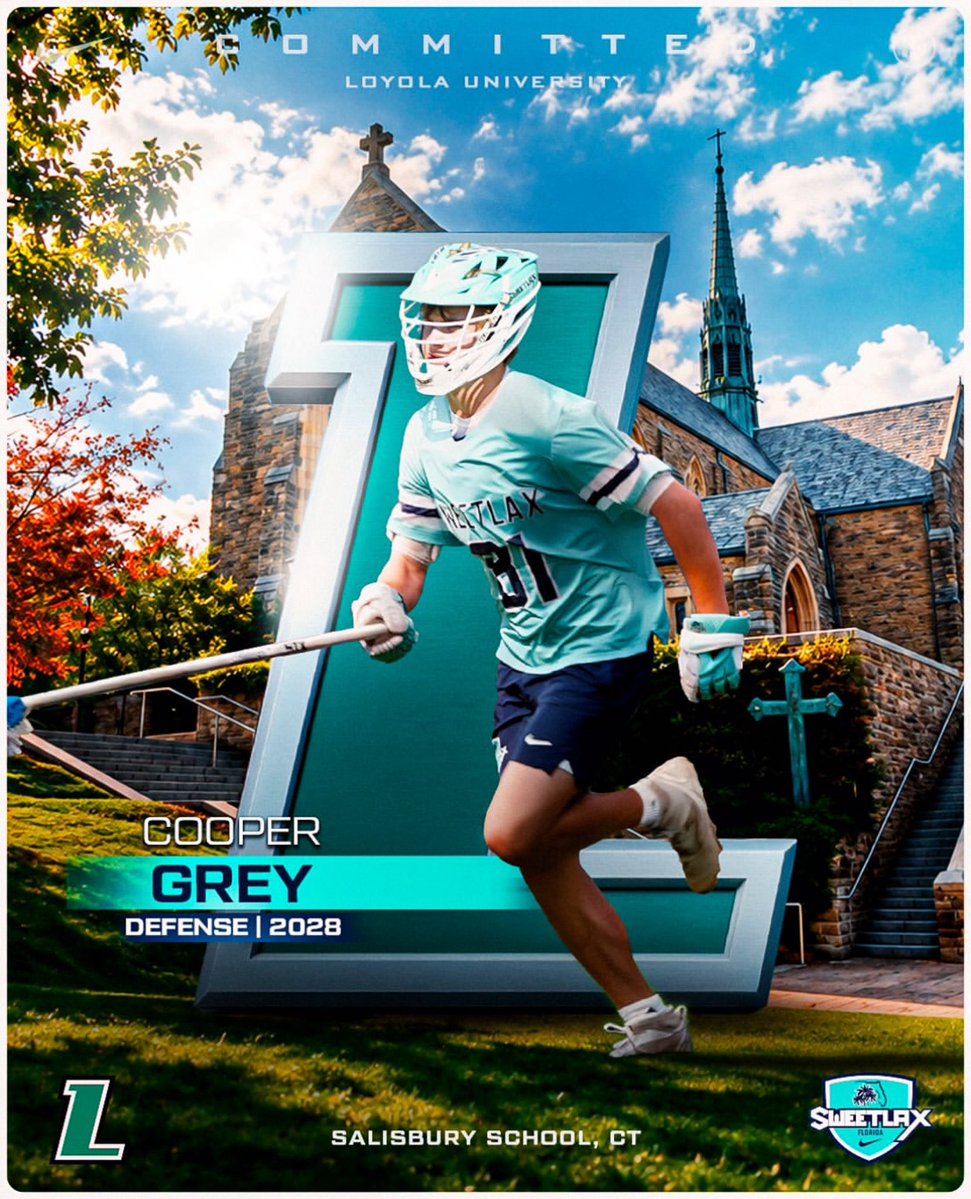 Sweetlax_Fla's tweet photo. Congratulations to Florida ‘28, Cooper Grey on his commitment to Loyola University!

Proud to have you part of the Sweetlax family, go Greyhounds! https://t.co/4HzLCbSNOp