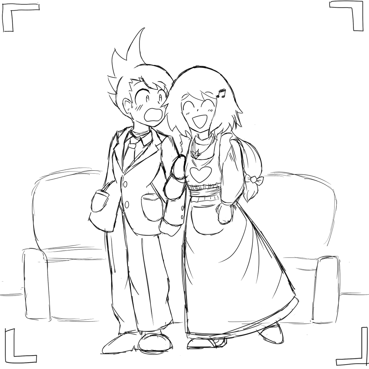 20enkudasai's tweet photo. 朝活失敗したのでスバミソ新婚イラスト再掲 https://t.co/FpVgppUAnH