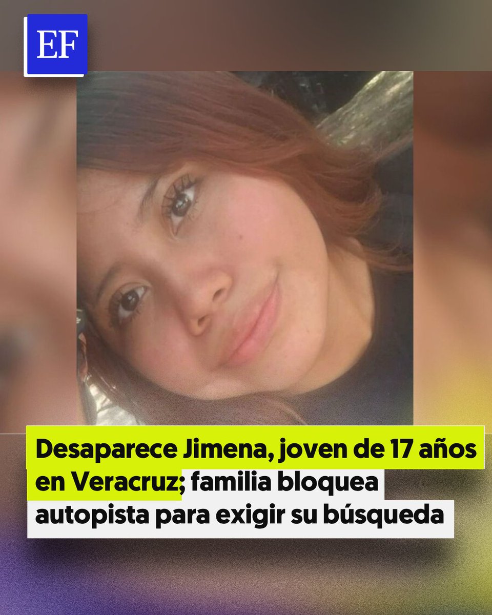 ElFinanciero_Mx's tweet photo. 🚨 Buscan a Jimena Juárez Cruz, de 17 años, desaparecida desde el 16 de septiembre tras salir rumbo al mercado El Encinar, en Veracruz.

Vestía blusa negra y pantalón de mezclilla. Su familia exige localizarla con vida. Comparte. https://t.co/HEEaj56QZn https://t.co/Fzx78UdkUI