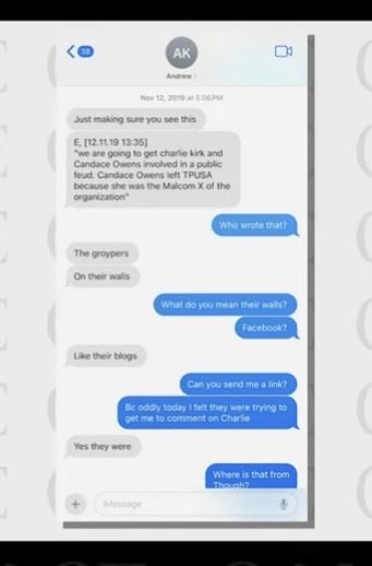 FaithDrivUr's tweet photo. When @MrsErikaKirk started dating #CharlieKirk, #AndrewKolvet, forwarded @RealCandaceO text messages that ANDREW received from ERIKA, about driving a wedge between CHARLIE and CANDACE. https://t.co/nWITeaOmKR