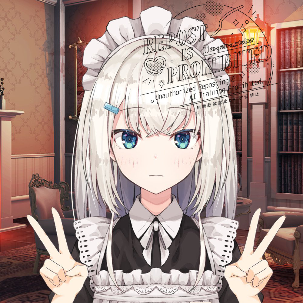 angelina_vtuber's tweet photo. #Vtuberがチャンネル晒したらみんながRTしてくれてブァァァァって登録者が増えるらしい 

徹頭徹尾のメイド長！
メイドや歴史に詳しめなメイドvtuberのアンジェリーナ・ホワイトと申します！

https://t.co/EHzIToIswQ https://t.co/3zmMEEfqTG