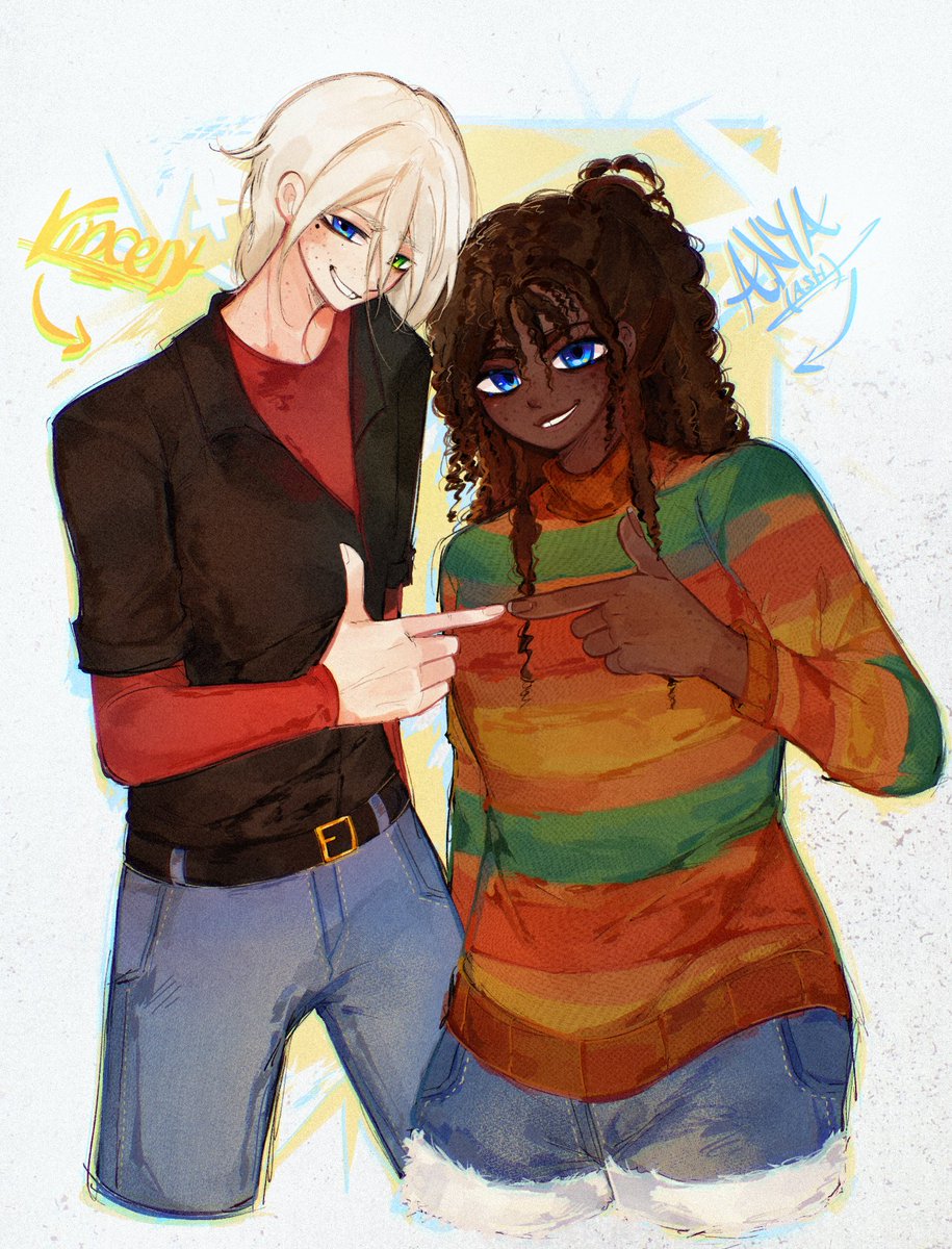 ProSonicAlena's tweet photo. halfbody sample commission done https://t.co/6ghUdKbDyQ
