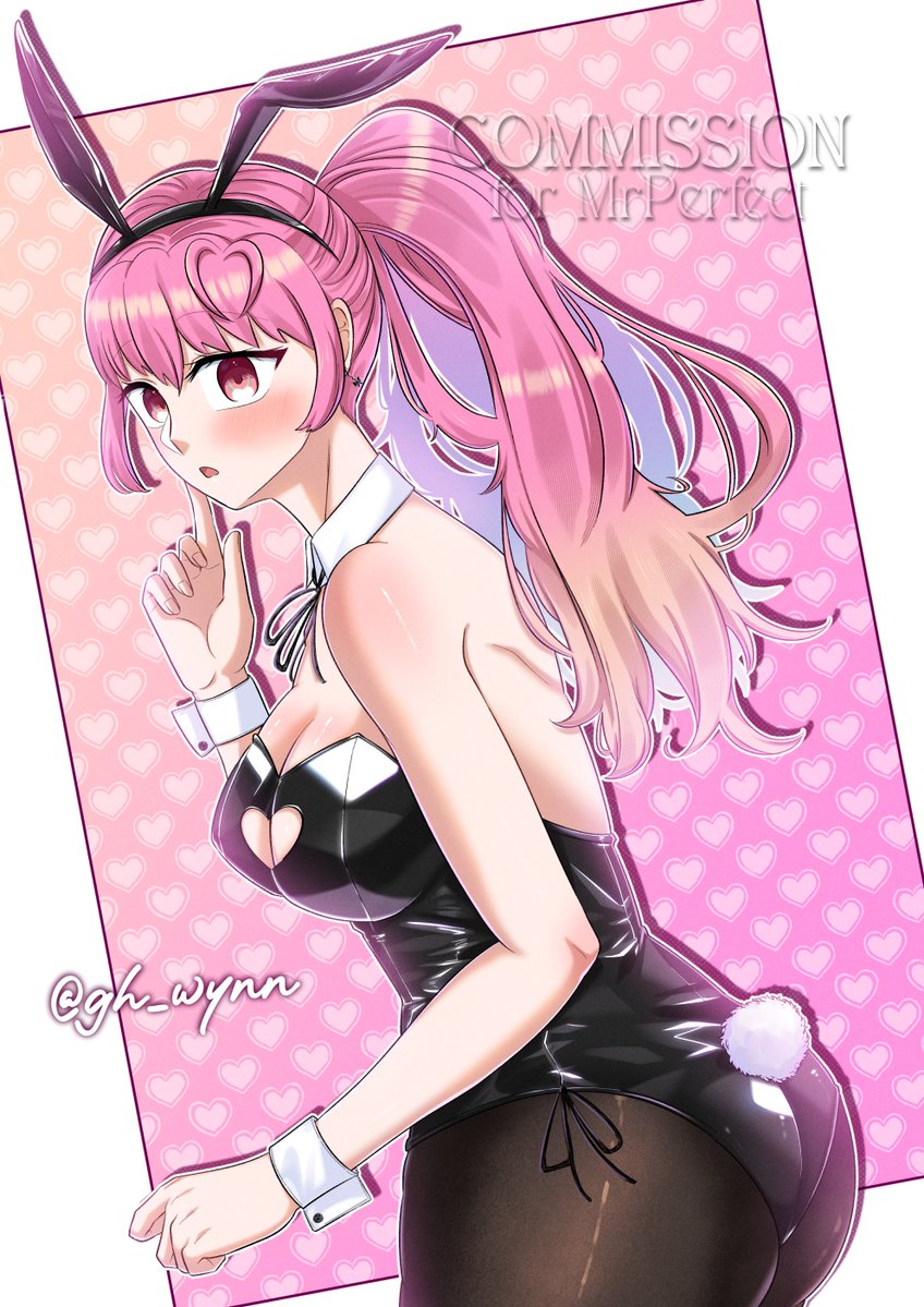 gh_wynn's tweet photo. Bunny girl Aeryn~ 🐰😘 This was a lot of fun to do! Rendering latex sure is something though lol

【Commission for MrPerfect】

#VgenCommㅤ #commissionㅤ #ocart https://t.co/HoRFlPjiXq