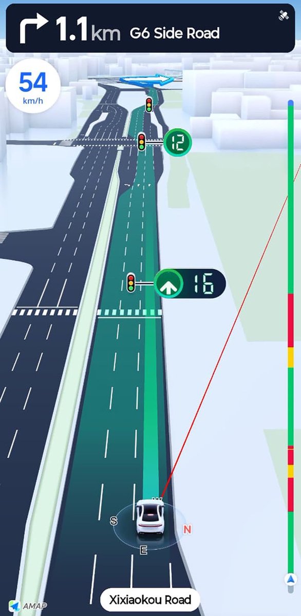 alexinexxx's tweet photo. i know china is going to win bc their google maps gives live countdowns for traffic lights you haven’t even reached yet https://t.co/1ELpkOa3B6