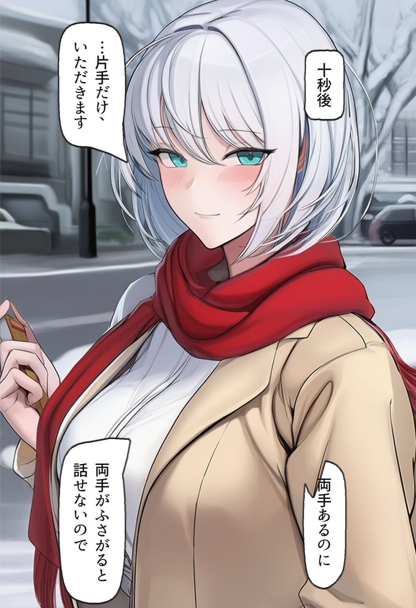 _MatheusFPuccin's tweet photo. 雪の朝、両手がふさがる話（2/2） https://t.co/jcQ2qtuYxy