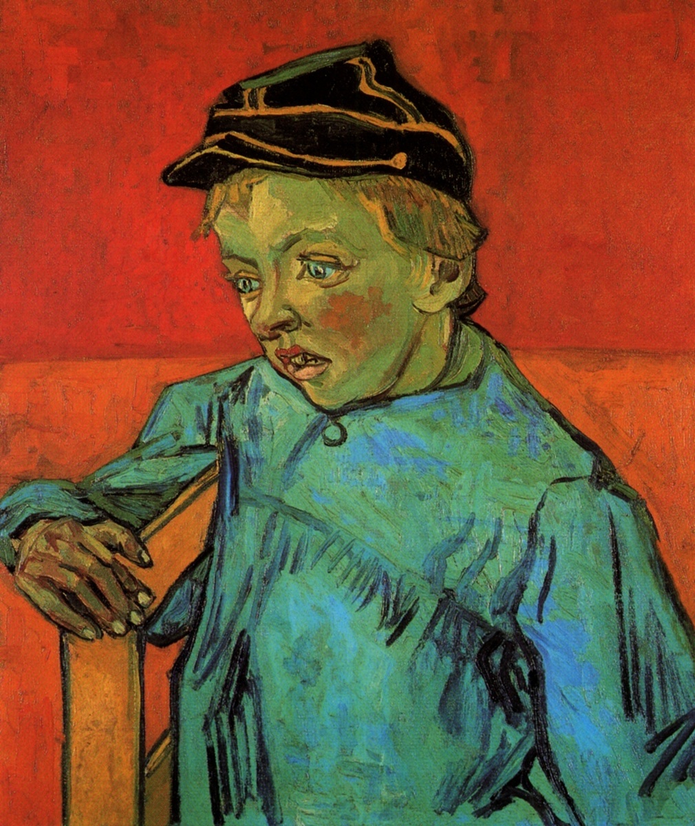 vangoghartist's tweet photo. The Schoolboy (Camille Roulin) - 1888 #artbots #vangogh https://t.co/asosycipwh