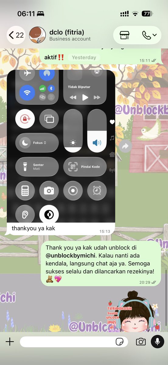 blzomi's tweet photo. Ada yang nyari unblock imei gak? coba ke @michicorners 100 rb an bisa pay akhir! #zonauangㅤ 3 https://t.co/HVAPB2ElND