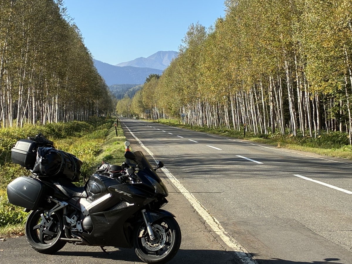 vfr800maru's tweet photo. 北海道ツーリング2026秋  6日目最終日
おはようございます☀️
今日は時間の許す限り楽しみたい🙂
三国峠まで📸 ここも大好きな道の1つ
タウシュベツ橋梁のリフレクション
とっても綺麗でした👏 https://t.co/qlgHGVbaws