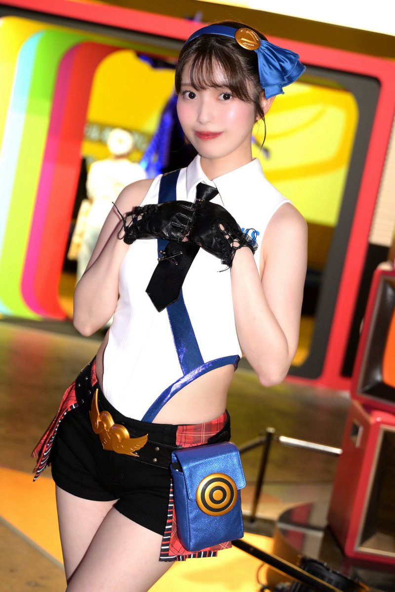 osushi___desu's tweet photo. 東京ゲームショウビジネスDAY2日目です！

本日の撮影スケジュール

10時〜11時 TV3段クマ横
11時45〜13時15 ロゴ横
14時〜16時 TV3段クマ横

ペルソナ4リバイバルマリー風のコスプレをしています！

お待ちしております！ 
#TGS2026 #segaatlustgs2026
#東京ゲームショウ2026
#東京ゲームショウ https://t.co/OFhysFrxt1