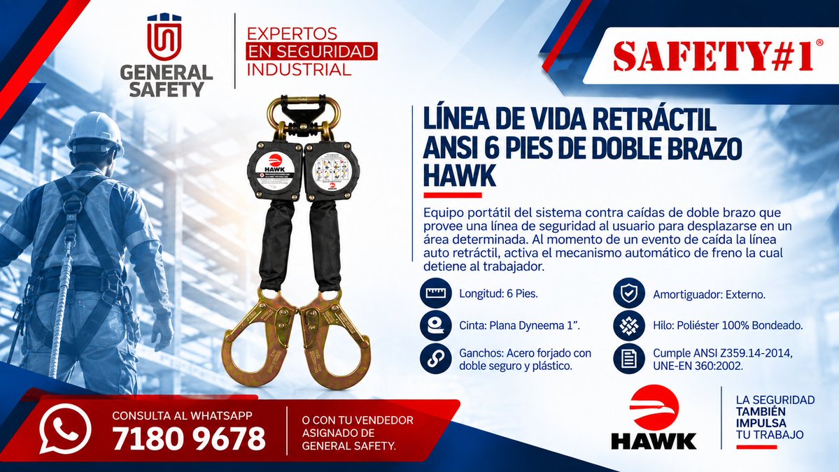 GeneralSafetyES's tweet photo. Consulta por los productos del mes al whatsapp 7180 9678 o con tu vendedor asignado de General Safety El Salvador. #seguridadindustrial #operaciones #logistica #equipodealtura #EPP https://t.co/FZW9mf7Z1x