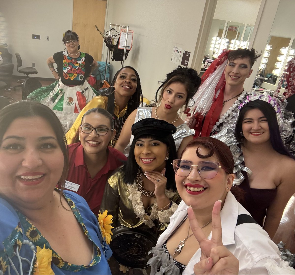 BubblyPepsi's tweet photo. The committee said “Selena” and we said “bet!” All the models were beautiful and served the runway perfectly! 🥰✨✨✨ #rasquache #rasquachic #selena #selenaquintanilla #fashionshow https://t.co/d8ATYfO2Xg