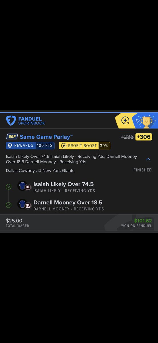 parlay_goat's tweet photo. Week 1 wins pt 2 https://t.co/o2t5OfGSzu