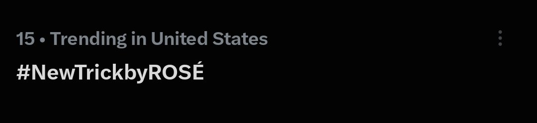 daramiiiii's tweet photo. New trick is currently trending in the US on X https://t.co/wphEFumscV