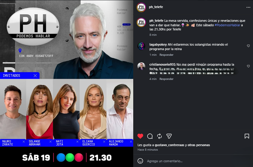 LagabyOk's tweet photo. Este sábado los solangistas tenemos una cita para bancar a la ganadora de Generación Dorada  !!!

Sol va estar en PH por Telefe 21.30hs 

Anda ya y deja tu comentario de apoyo en el Instagram oficial de PH 
https://t.co/ZtPRjj94uF

#SOLenPH https://t.co/w0aUctZrcX