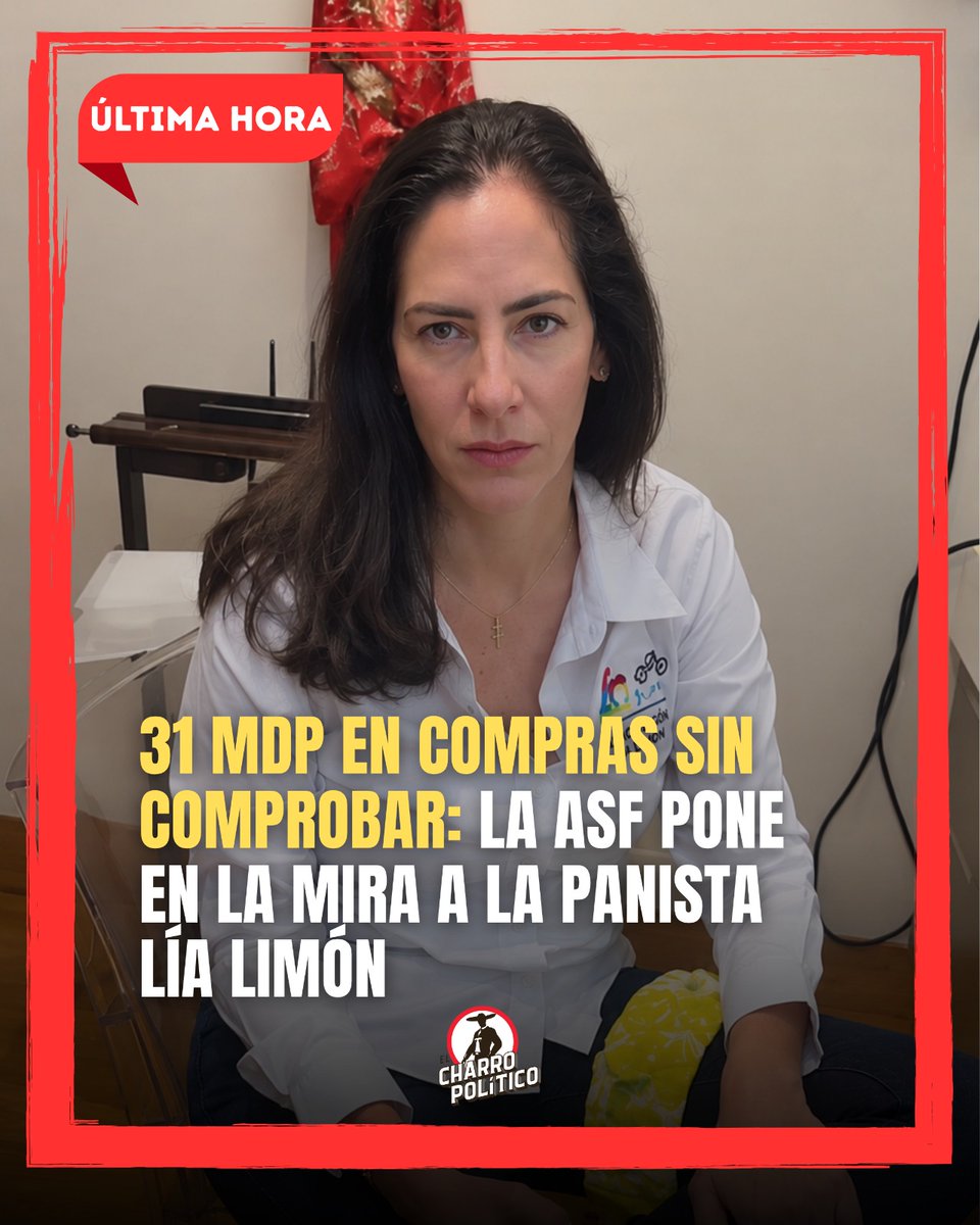CharroPolitico's tweet photo. 🚨 31 MDP EN COMPRAS SIN COMPROBAR: LA ASF PONE EN LA MIRA A LA PANISTA LÍA LIMÓN 🔥 

La administración de la entonces alcaldesa de Álvaro Obregón, Lía Limón, quedó nuevamente bajo la lupa luego de que la Auditoría Superior de la Federación (ASF) señalara operaciones por 31 millones 490 mil 640 pesos en las que no pudo acreditarse plenamente la existencia o entrega de los bienes adquiridos. 💰

De acuerdo con reportes sobre la auditoría 657, se trata de contratos para material eléctrico y electrónico, pinturas, impermeabilizantes, uniformes y prendas de protección correspondientes a la administración 2021-2024. La documentación presentada ante la ASF no habría sido suficiente para comprobar que los productos fueron recibidos en las cantidades y condiciones pactadas. 🔎

El asunto ya llegó al terreno penal mediante una denuncia ante la Fiscalía General de la República (FGR) por posibles irregularidades en el uso de recursos públicos. 

Ahora serán las autoridades las que deberán determinar quién autorizó los contratos, quién validó los pagos y qué ocurrió con los bienes.

Porque una cosa es hacer discursos sobre transparencia y otra muy distinta es poder comprobar dónde quedaron más de 31 millones de pesos en compras públicas. 👀

La investigación continúa y no implica, por sí misma, que exista un desvío ya acreditado.

📢 Comparte para que estos temas también se discutan.

#LíaLimón #ASF #ÁlvaroObregón #PAN #Fiscalización #Transparencia #RecursosPúblicos #México
