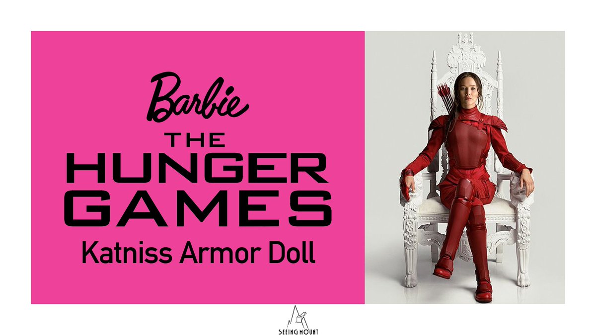 SeeingMount's tweet photo. It can now be confirmed that the upcoming Katniss Everdeen from The Hunger Games Barbie doll will be dressed in her red armor. https://t.co/0YwtPZN4Qb