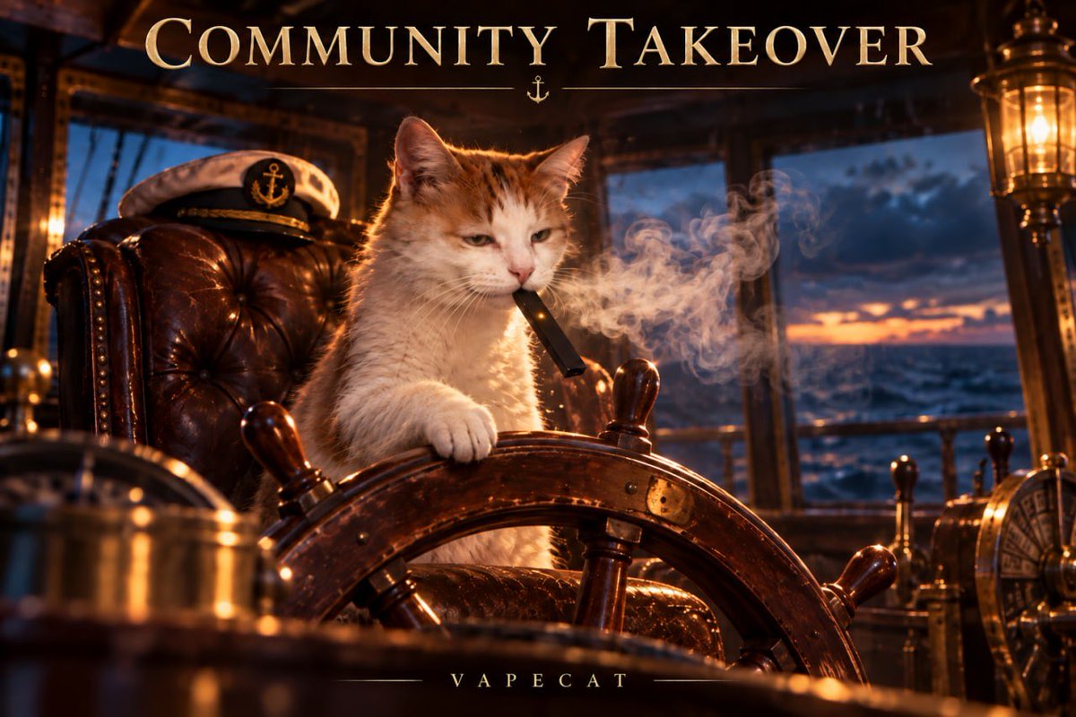 vapecatbnbcto's tweet photo. The lore was too strong to just let it die.

A cat that vapes. paired with $BNC, a former vape company turned #BNB treasury. the most VC-backed cat on the blockchain

Vape cat CTO is here to stay.

0x36F01746A86639D0C3b6A850d328be1b634A4444 https://t.co/9am91Xmr8v