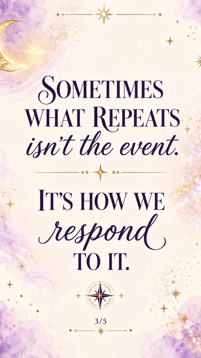lodestarastro's tweet photo. Awareness changes the pattern .
Not everything that repeats is bad luck. Sometimes it’s a pattern asking to be noticed.

Feeling Stuck? — Episode 3 next 
#lodestarastrology #astrology #guidance #selfgrowth #understanding https://t.co/kYMFX1ZLnb