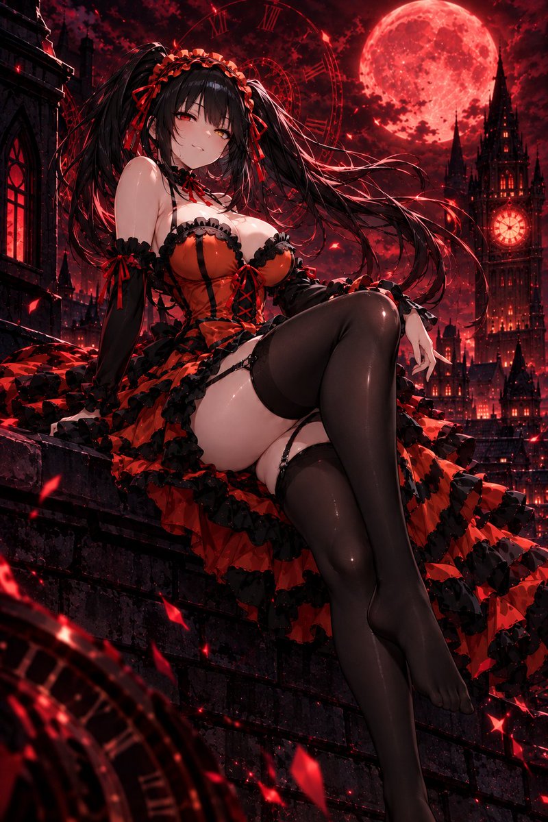 CreaterArt1418's tweet photo. 🕰️ Kurumi's Crimson Night 🌙🖤
#kurumitokisaki #時崎狂三 #datealive https://t.co/VjevX7g3hi