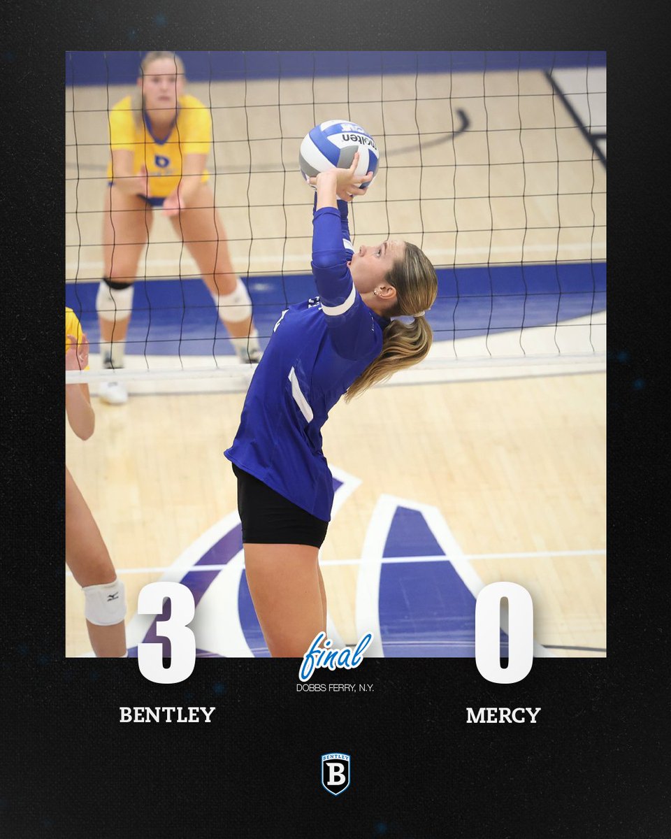 BentleyFalcons's tweet photo. Bentley dominates the rematch from the 2025 East Regional Championship!

Mercy was 8-0 heading into tonight's match, but the Falcons showed that they haven't lost a step. https://t.co/OzjWsHPNfQ