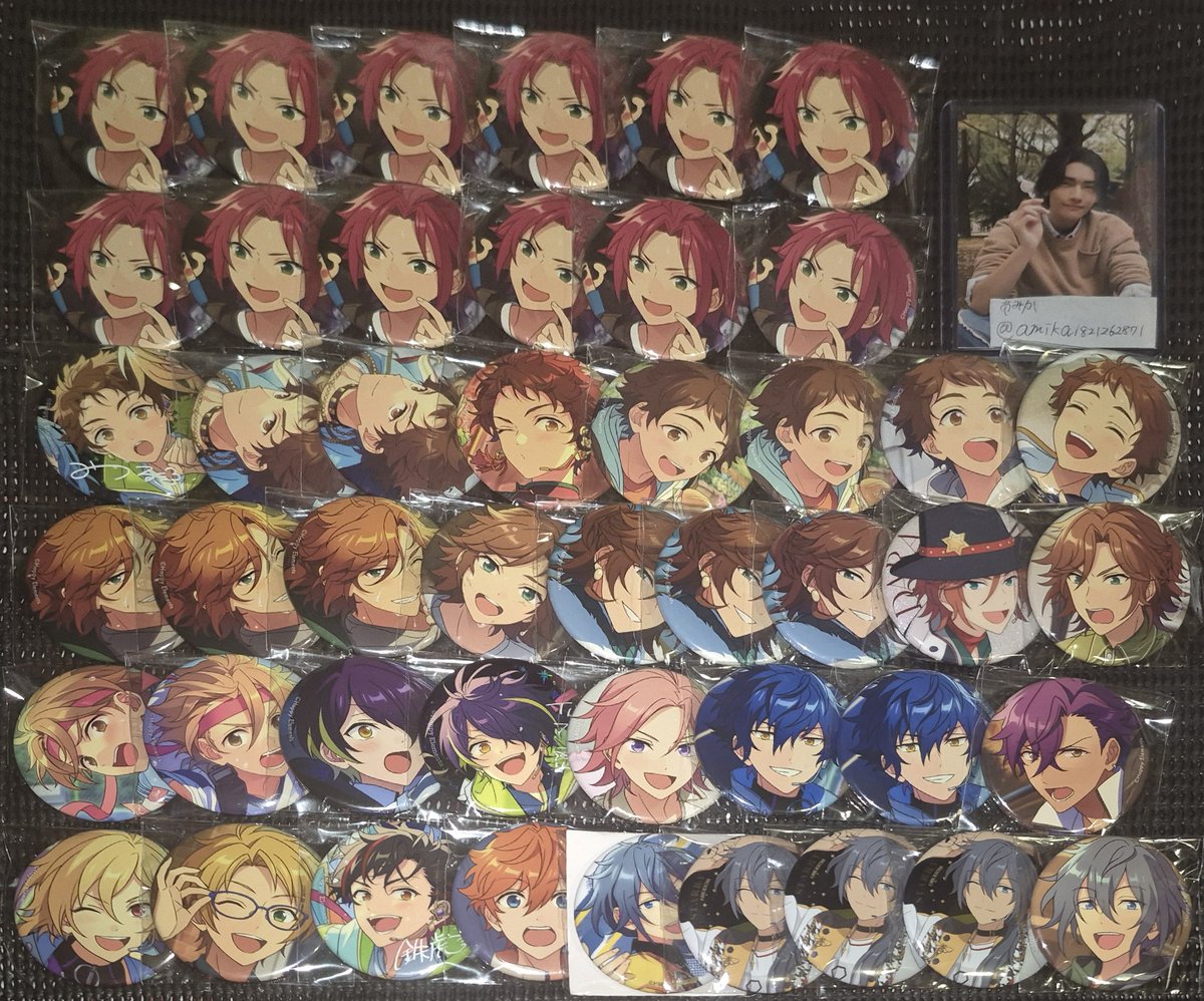 amika1821262871's tweet photo. あんスタ コレクション缶バッジ イベコレ 10周年 スタライ スタステ 6周年 譲渡

譲 真緒 光 斑 友也 忍 こはく ジュン アドニス なずな 真 スバル ニキ

求 各50円(+送料)

キャラ毎のお取引のみ

福岡市内(天神.博多など)手渡し.郵送(3~) https://t.co/mbmQb57mtU