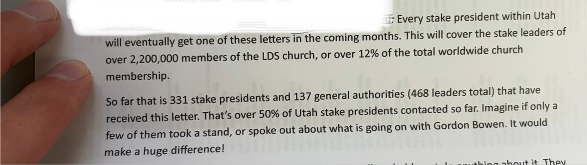 ldsabuse's tweet photo. Never a dull moment. Another letter in my PO Box today. Somebody is committed, that’s for sure.

These leaders will never be able to look the Lord in the eye and say “I didn’t know” when it comes to the sins and crimes of Gordon Bowen and their rank and file leaders’ support of, protection of, and employment of this man who mocks my Lord and Savior.

God forgive them for their cowardice.