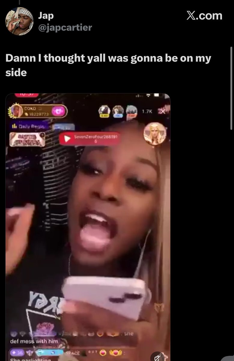 bigskinnyTMRW's tweet photo. Because this is really becoming a problem where y’all think y’all can say whatever the fuck y’all want because you’re hiding behind your phones like no https://t.co/80wuv6n4oU