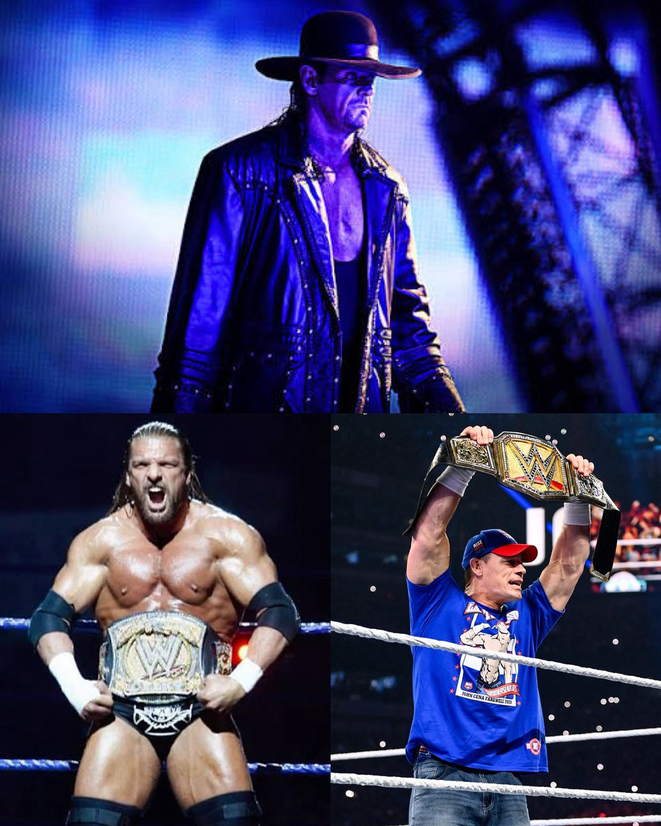 5zOmar's tweet photo. اعظم ثلاث مسيرات طويلة في تاريخ WWE
اندرتيكر بلا شك هو اعظم مصارع قد شفته

وتربل اتش عنده مسيرة تاريخية وجداً مظلومة من الناس عنده نزالات وعداوات كثيرة

وطبعاً جون سينا عنده مسيرة تاريخية سواء من نزالات وعداوات ولا حتى بروموهات والإنجازات 

ثلاثة عندهم مسيرة طويلة من غير انقطاع وكانوا دايماً يقدمون مستويات عالية
